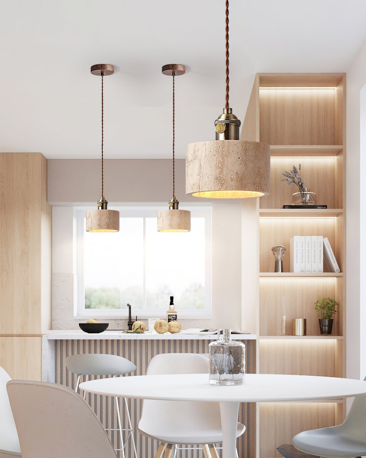 Lysorel Lampe Pendante en Travertin - Neutralighting