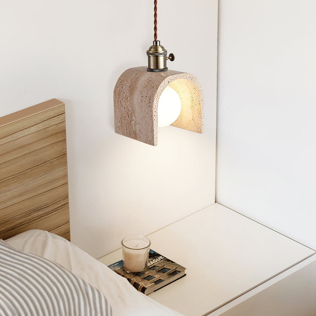 Lysorel Lampe Pendante en Travertin - Neutralighting