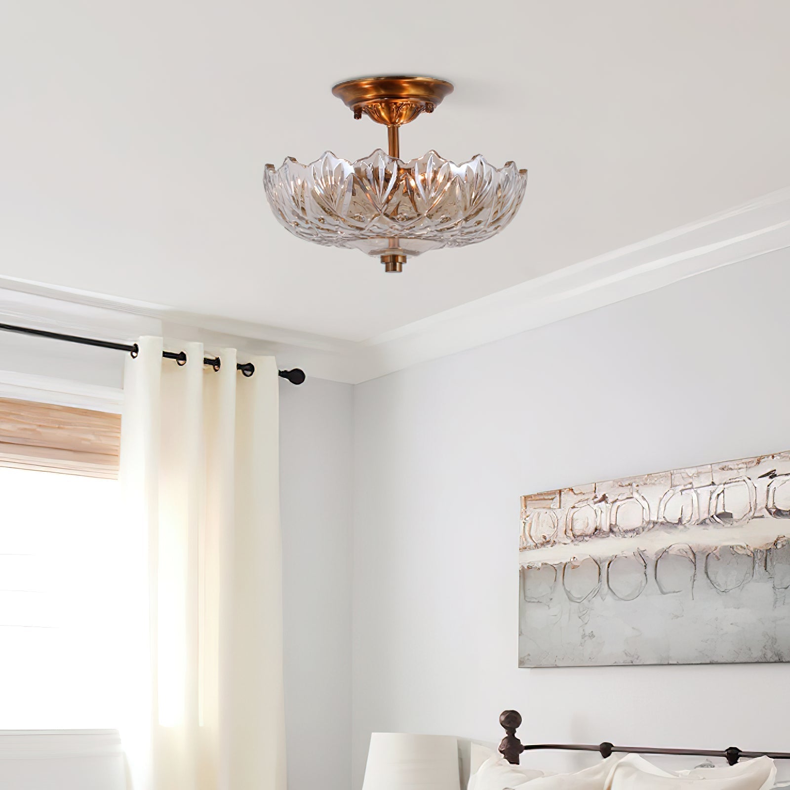 Qvistuvyi Plafonnier en Verre Luxe Postmoderne Salon - Neutralighting