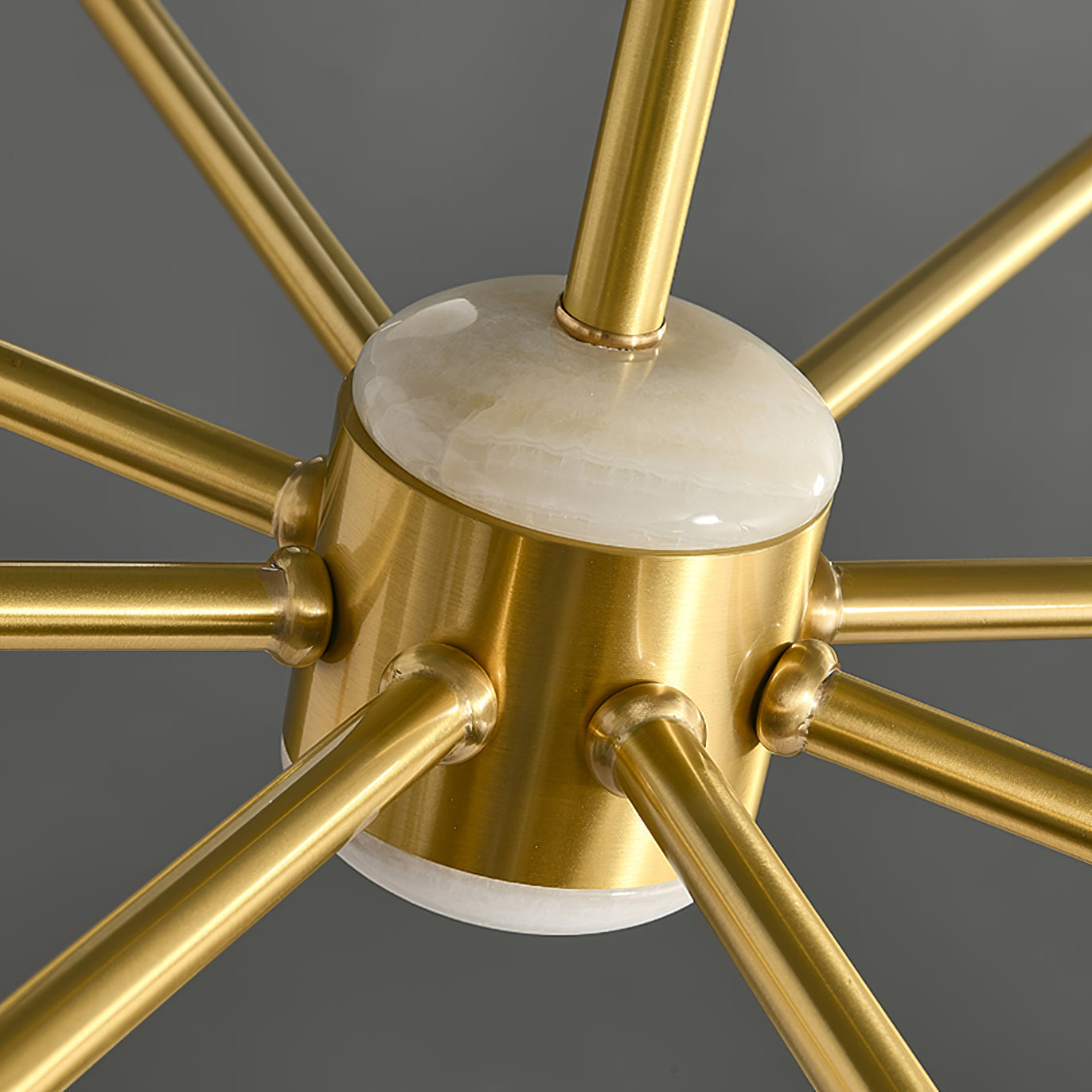 Sifuvyn Chandelier Géométrique en Verre Moderne Salon - Neutralighting