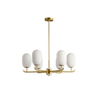 Sifuvyn Chandelier Géométrique en Verre Moderne Salon - Neutralighting