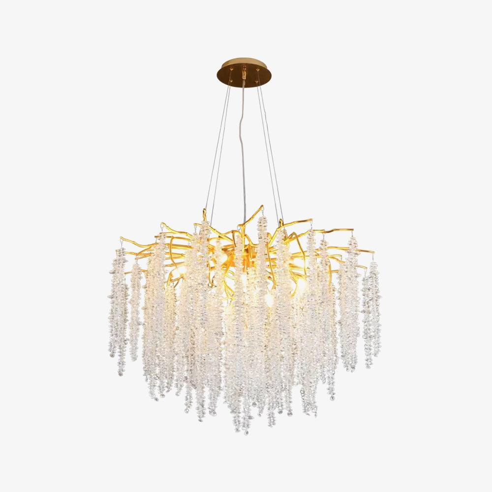 Lustra Chandelier Doré Cristal Branche Élégant - Neutralighting