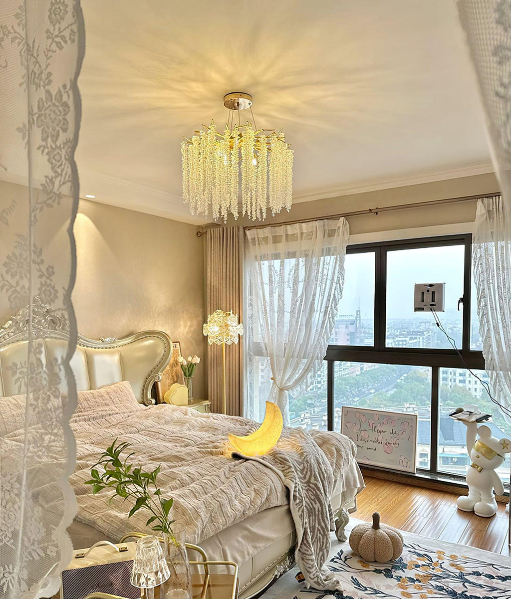 Lustra Chandelier Doré Cristal Branche Élégant - Neutralighting