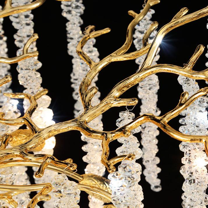 Lustra Chandelier Doré Cristal Branche Élégant - Neutralighting