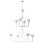 Alberto Chandelier Laiton Floral Moderne Salon - Neutralighting