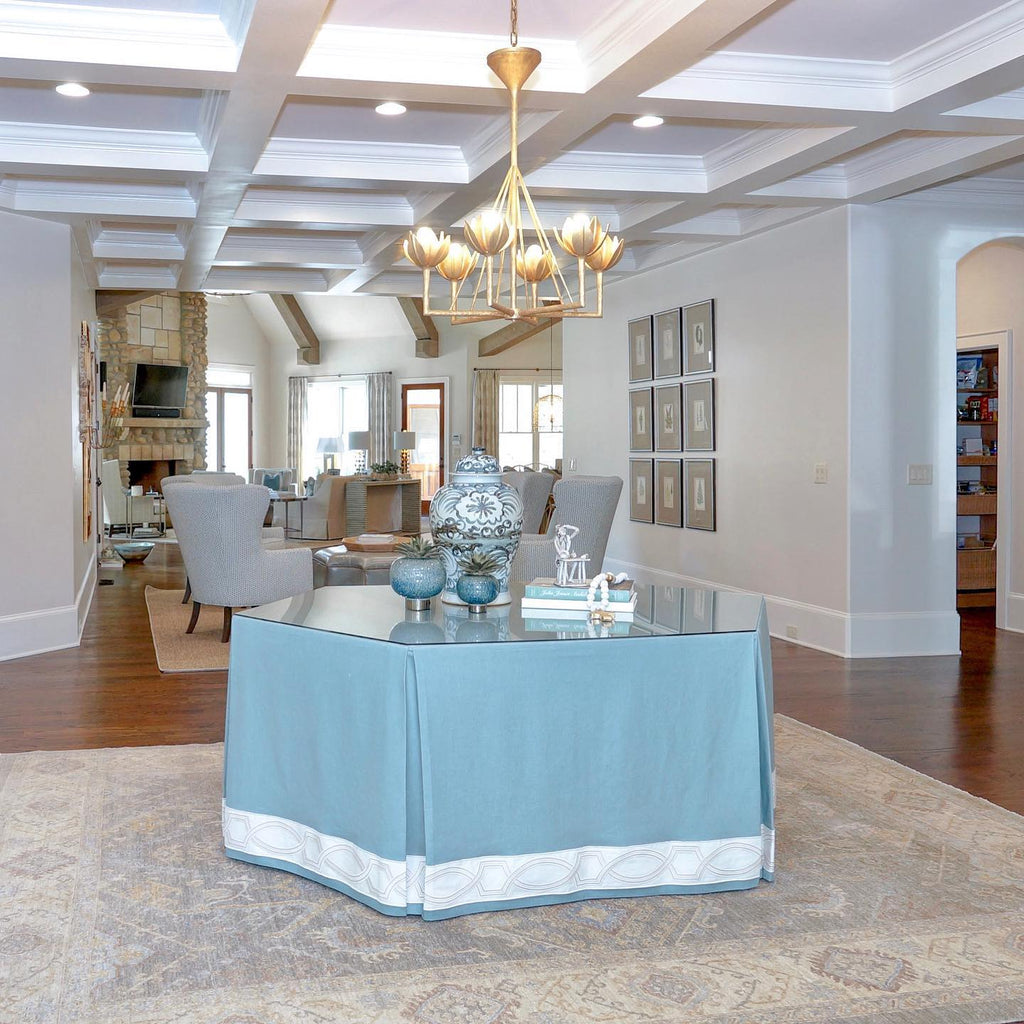 Alberto Chandelier Laiton Floral Moderne Salon - Neutralighting