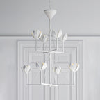 Alberto Chandelier Laiton Floral Moderne Salon - Neutralighting
