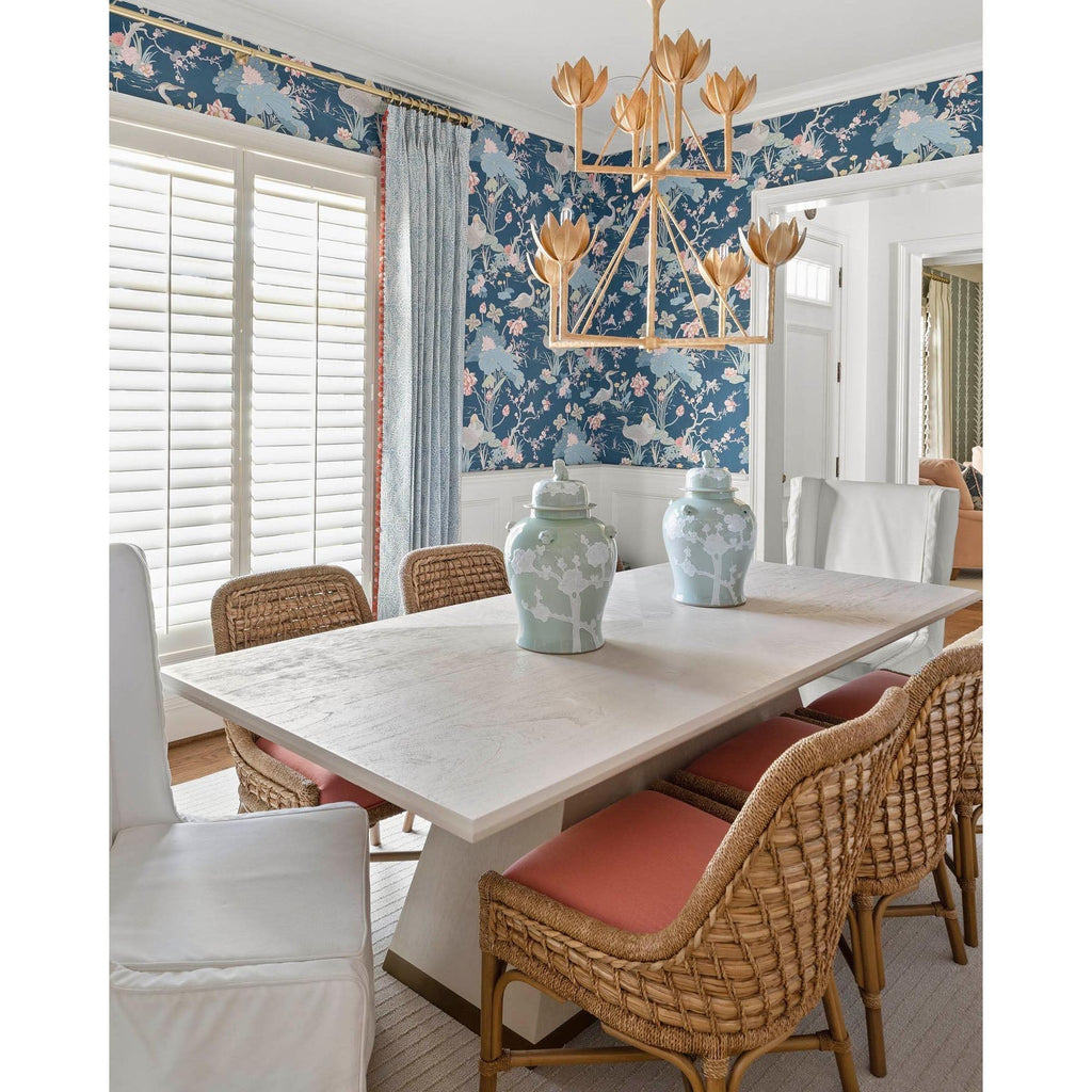 Alberto Chandelier Laiton Floral Moderne Salon - Neutralighting