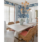 Alberto Chandelier Laiton Floral Moderne Salon - Neutralighting