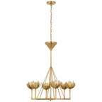 Alberto Chandelier Laiton Floral Moderne Salon - Neutralighting