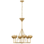 Alberto Chandelier Laiton Floral Moderne Salon - Neutralighting