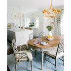 Alberto Chandelier Laiton Floral Moderne Salon - Neutralighting