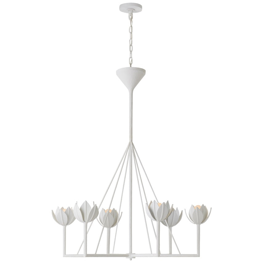 Alberto Chandelier Laiton Floral Moderne Salon - Neutralighting