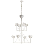 Alberto Chandelier Laiton Floral Moderne Salon - Neutralighting