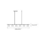 Ulfuvyi Suspension Travertin Moderne Salon - Neutralighting