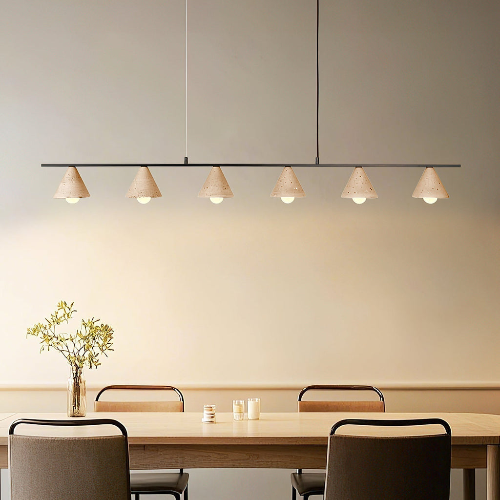 Ulfuvyi Suspension Travertin Moderne Salon - Neutralighting