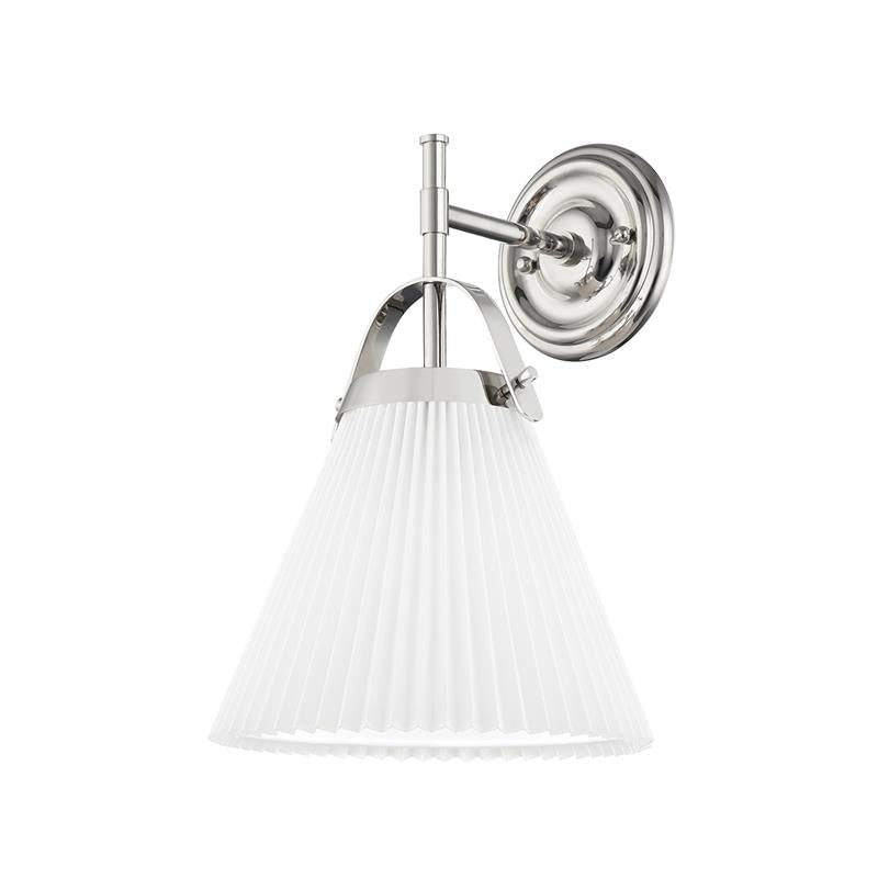 Pure Lampe Murale Plissée En Tissu Et Laiton Élégance Premium - Neutralighting