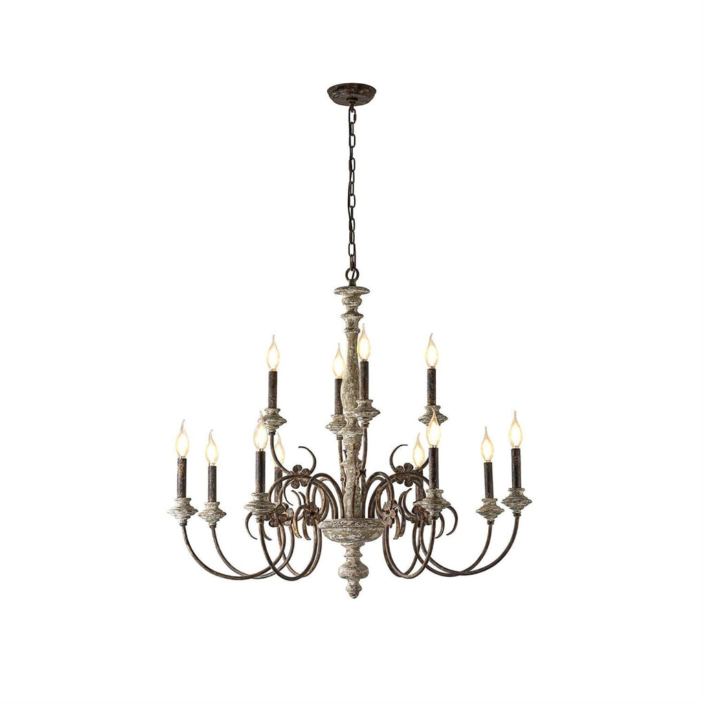 Waegnuvyn Chandelier Métal Bougie Traditionnel Salon - Neutralighting