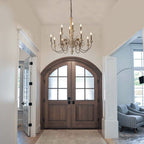 Waegnuvyn Chandelier Métal Bougie Traditionnel Salon - Neutralighting