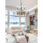 Waegnuvyn Chandelier Métal Bougie Traditionnel Salon - Neutralighting