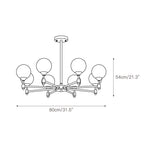Vatnuvyi Chandelier en Verre Globe - Neutralighting