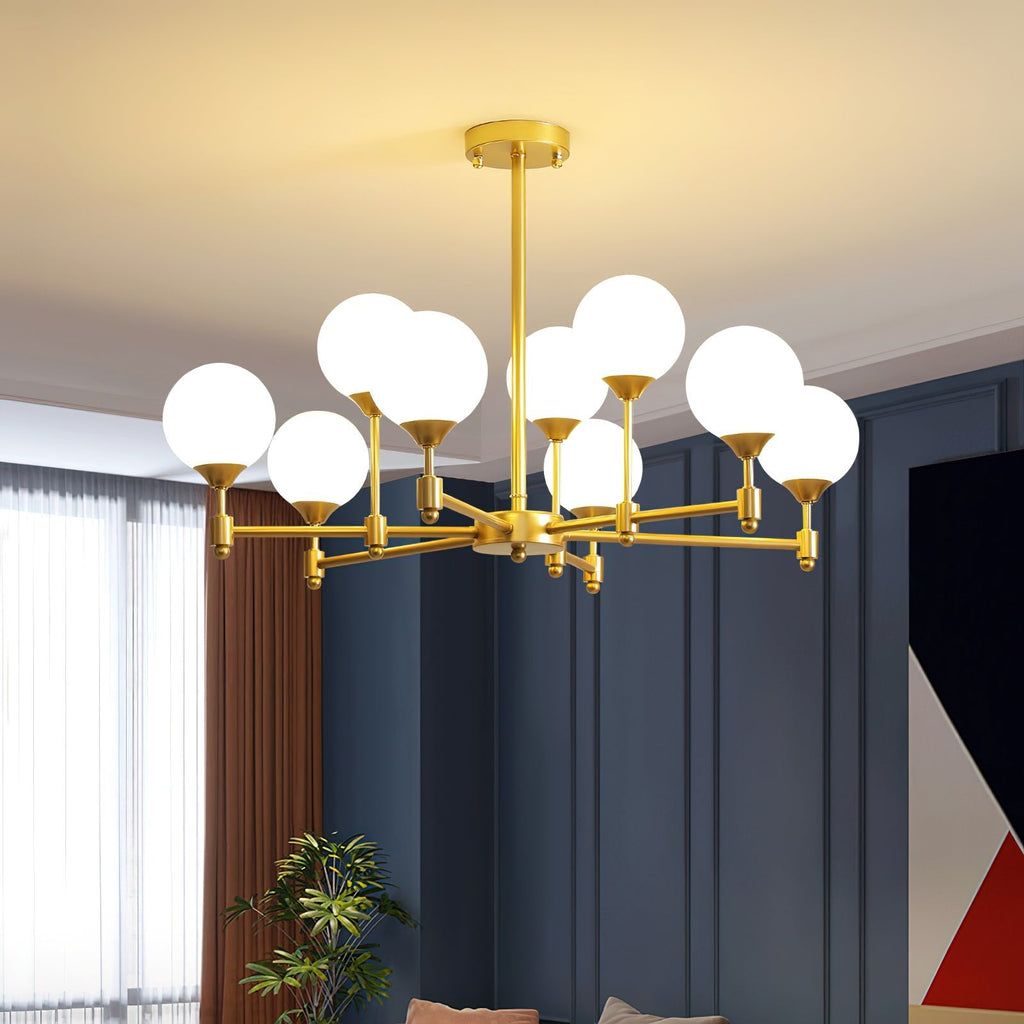 Solara Élégant Verre Lustre - Neutralighting