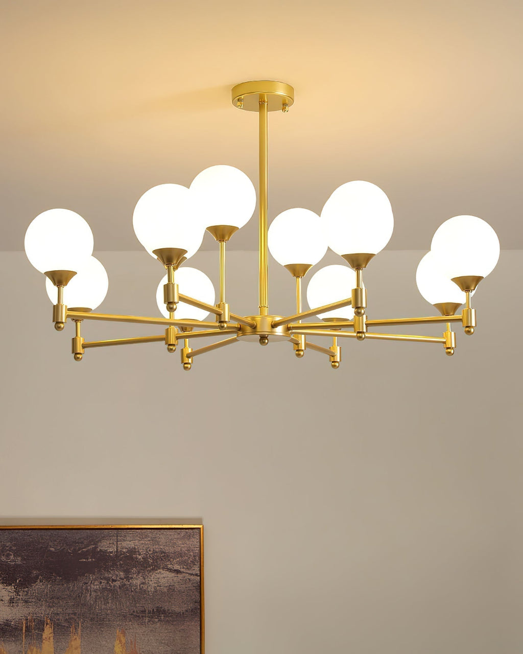 Solara Élégant Verre Lustre - Neutralighting