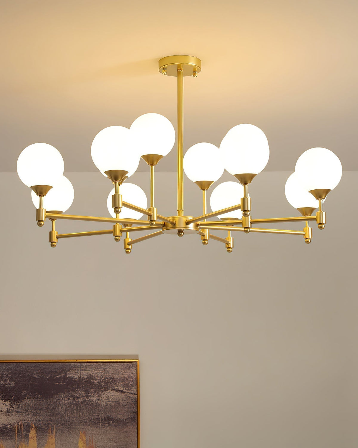 Solara Élégant Verre Lustre - Neutralighting