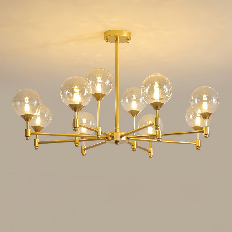 Solara Élégant Verre Lustre - Neutralighting