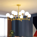 Vatnuvyi Chandelier en Verre Globe - Neutralighting