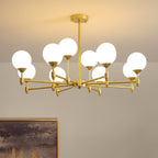 Vatnuvyi Chandelier en Verre Globe - Neutralighting