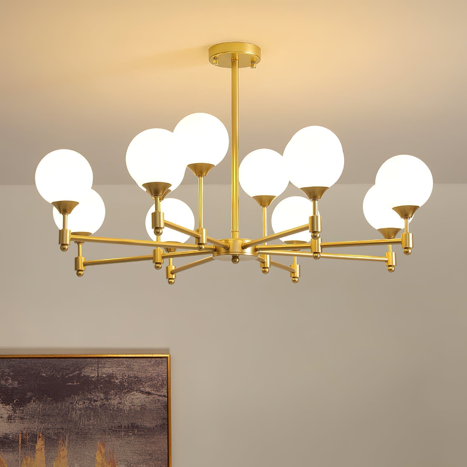 Vatnuvyi Chandelier en Verre Globe - Neutralighting