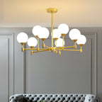 Vatnuvyi Chandelier en Verre Globe - Neutralighting