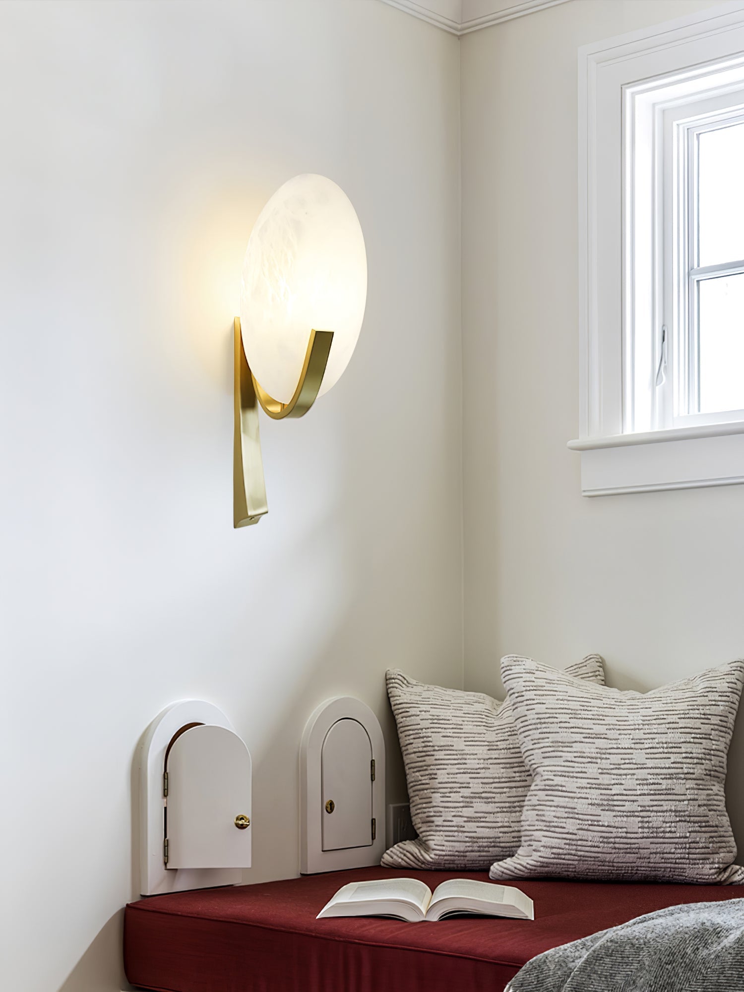 Selene Applique Murale Moderne en Albâtre - Neutralighting
