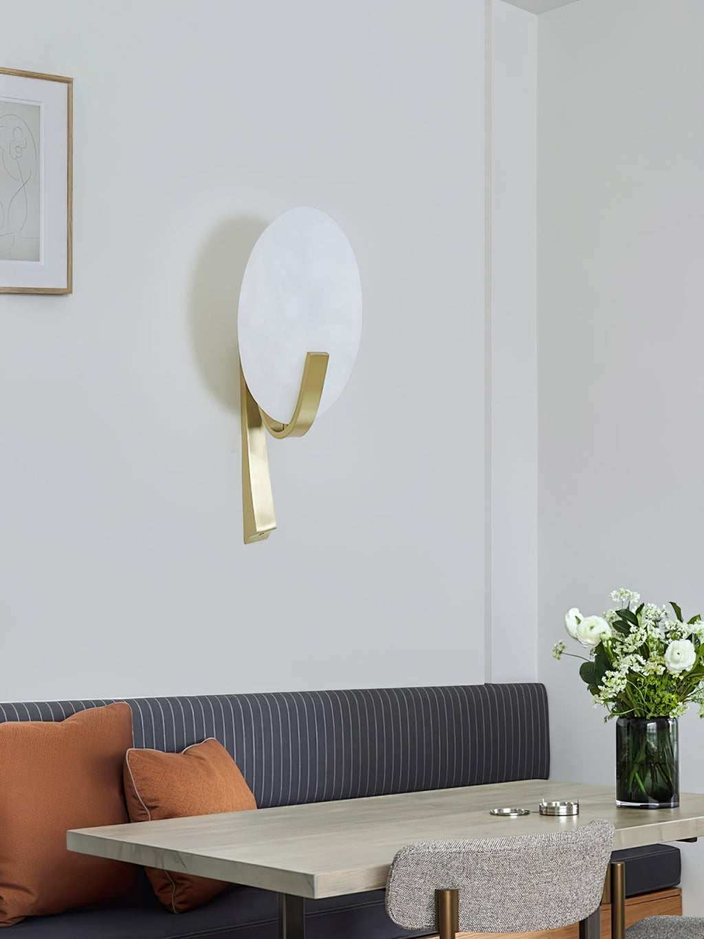 Selene Applique Murale Moderne en Albâtre - Neutralighting