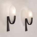 Althea Minimalist Alabaster Wall Lamp - Neutralighting