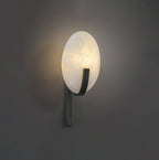 Althea Minimalist Alabaster Wall Lamp - Neutralighting