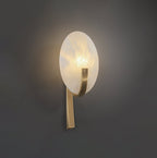 Althea Minimalist Alabaster Wall Lamp - Neutralighting