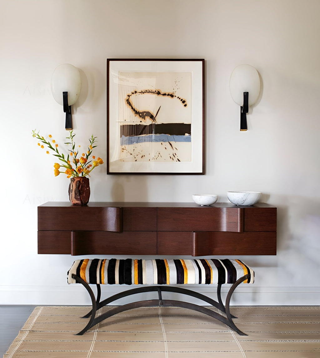 Althea Minimalist Alabaster Wall Lamp - Neutralighting
