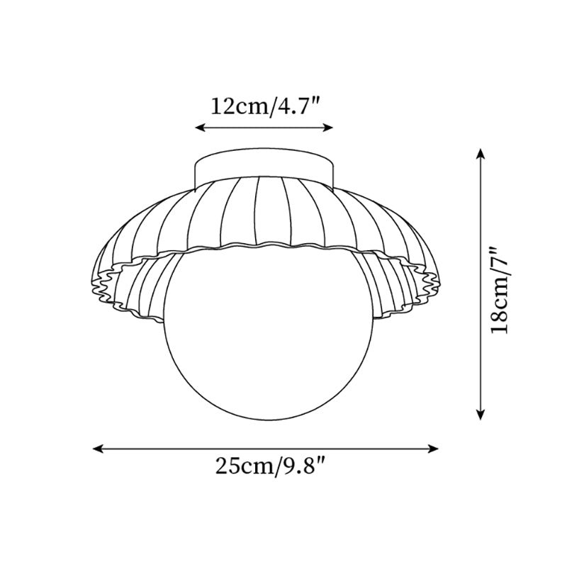 Scallop Plafonnier encastré Glow - Neutralighting