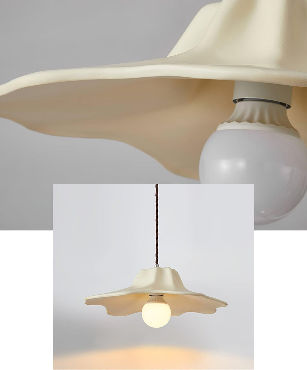 Nyrosis Lampe suspendue confortable en résine - Neutralighting