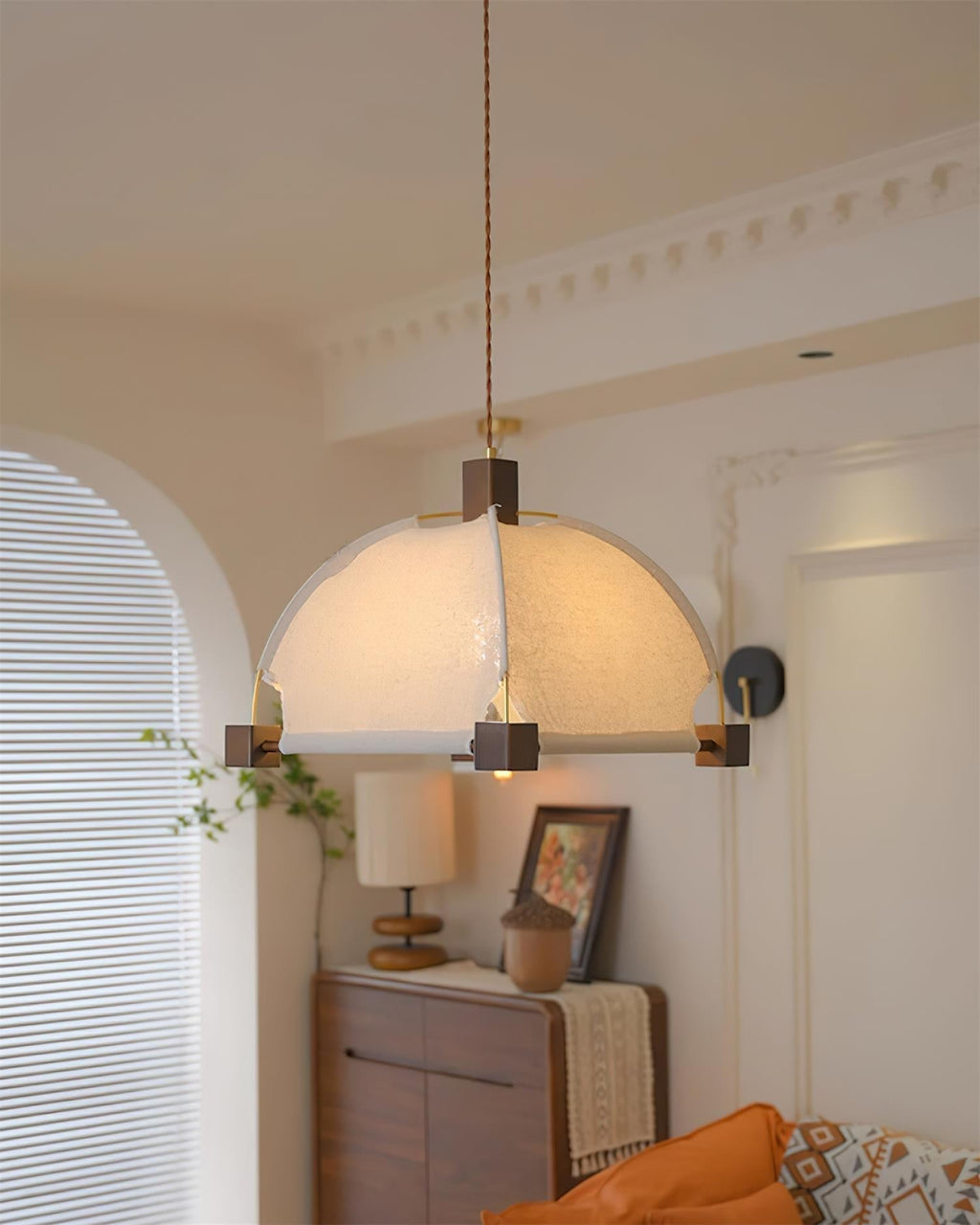 Allegra Suspension Tissu Cadre Minimaliste - Neutralighting