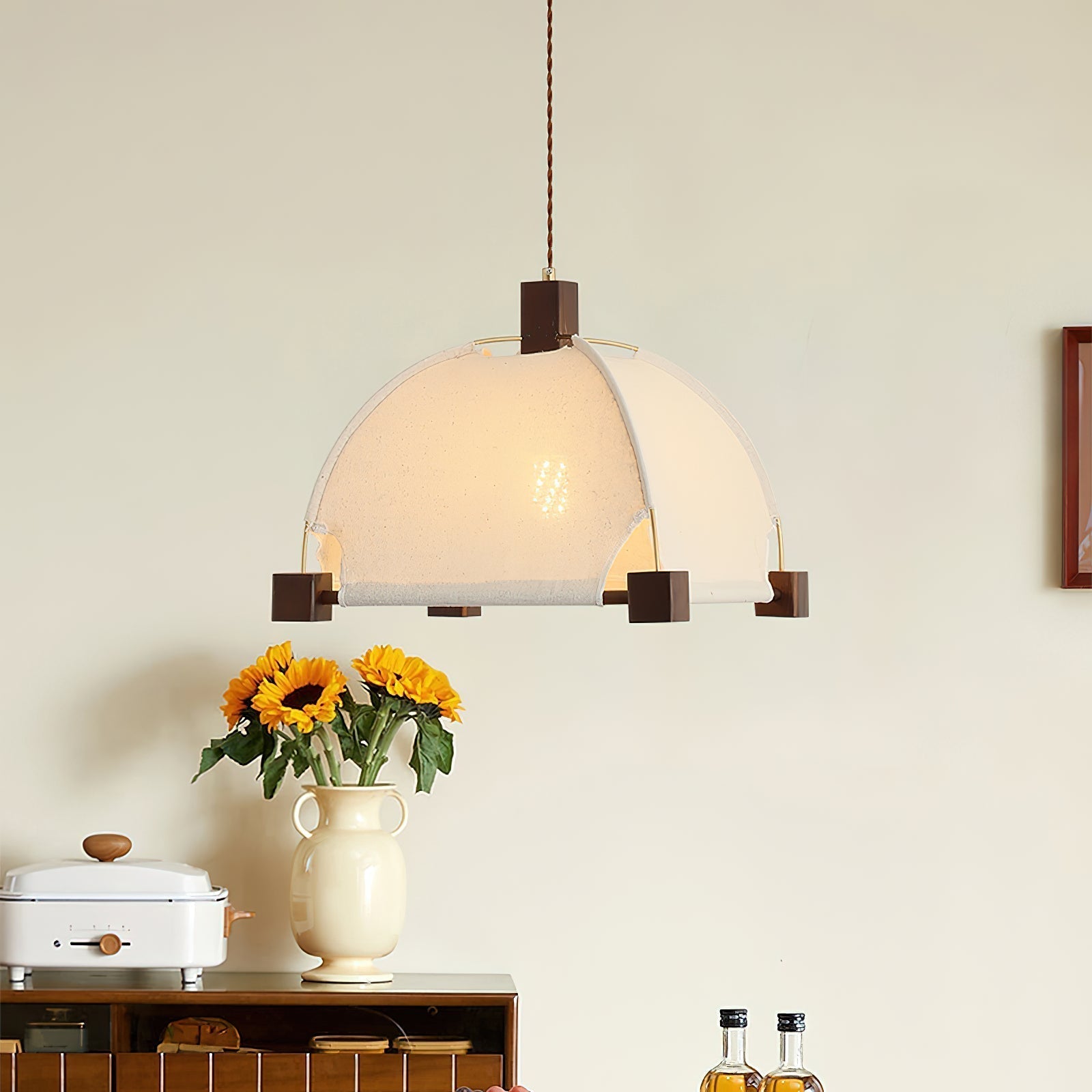 Allegra Suspension Tissu Cadre Minimaliste - Neutralighting