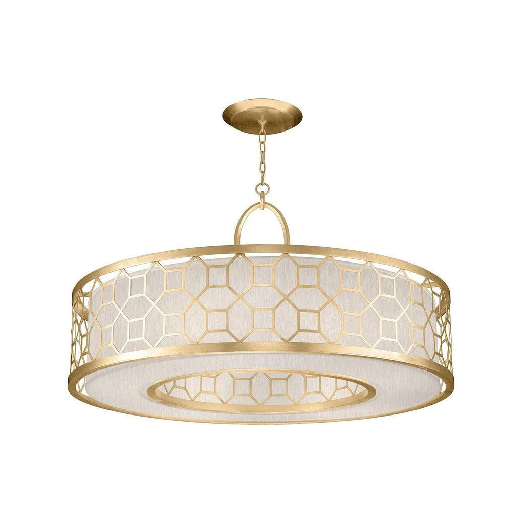 Arshaor Suspension Ronde en Cuivre et Verre Élégante - Neutralighting