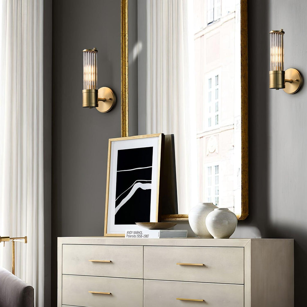 Vevenisra Applique Murale Art Nordique Cylindre Verre - Neutralighting