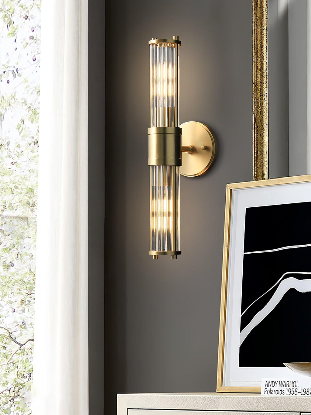 Vevenisra Applique Murale Art Nordique Cylindre Verre - Neutralighting