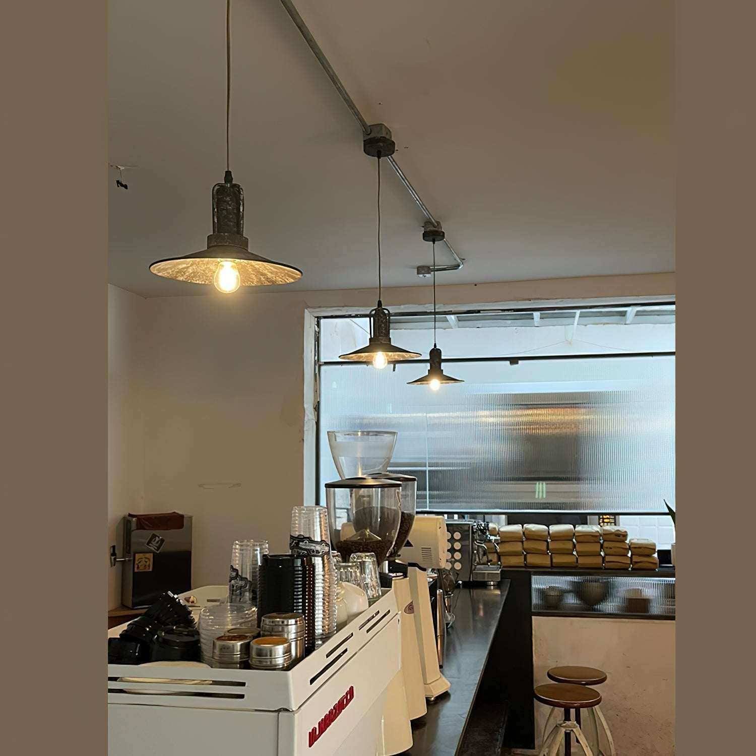 Yrvuvyi Suspension en Métal Industrielle Moderne Minimaliste - Neutralighting