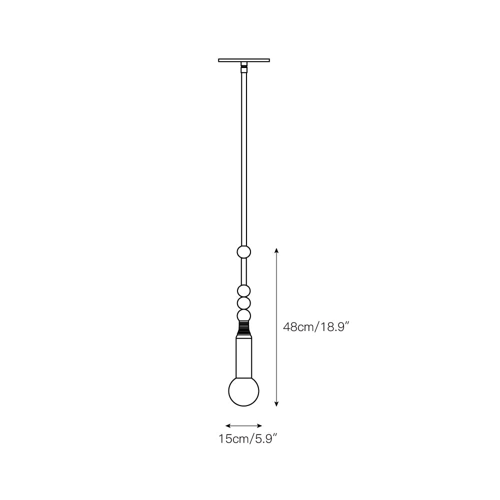 Alvuvyn Modern Minimalist Marble Pendant Light - Neutralighting