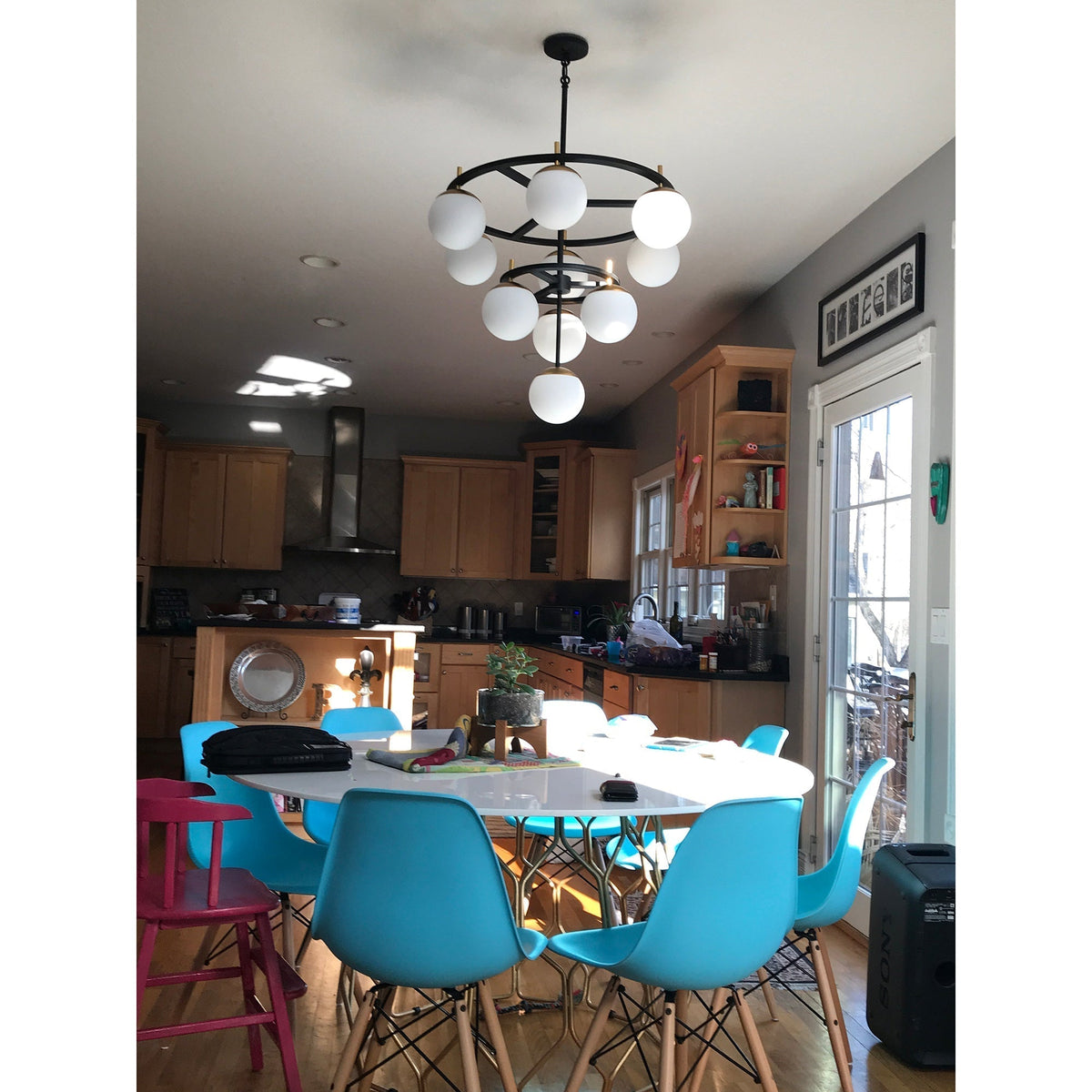 Ornuvyn Chandelier en Verre Moderne Minimaliste - Neutralighting