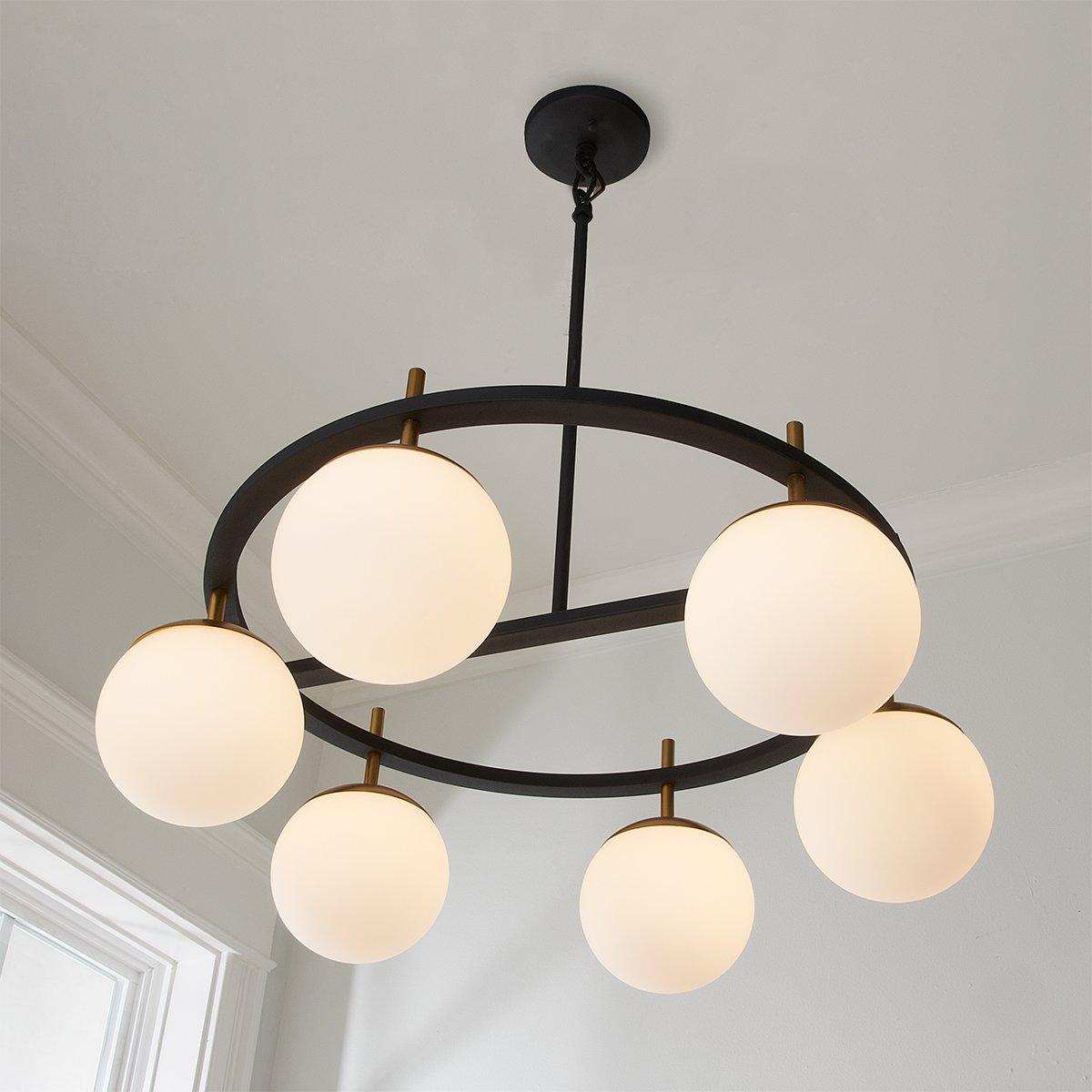 Ornuvyn Chandelier en Verre Moderne Minimaliste - Neutralighting